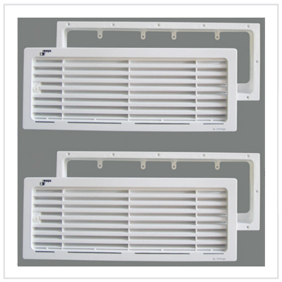 Wall mounted ventilation openings (optional)