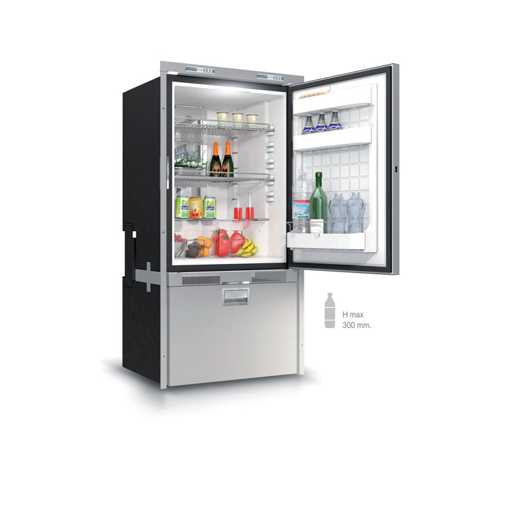DW250 OCX2 BTX compartimiento superior frigorífico y compartimiento inferior congelador_1