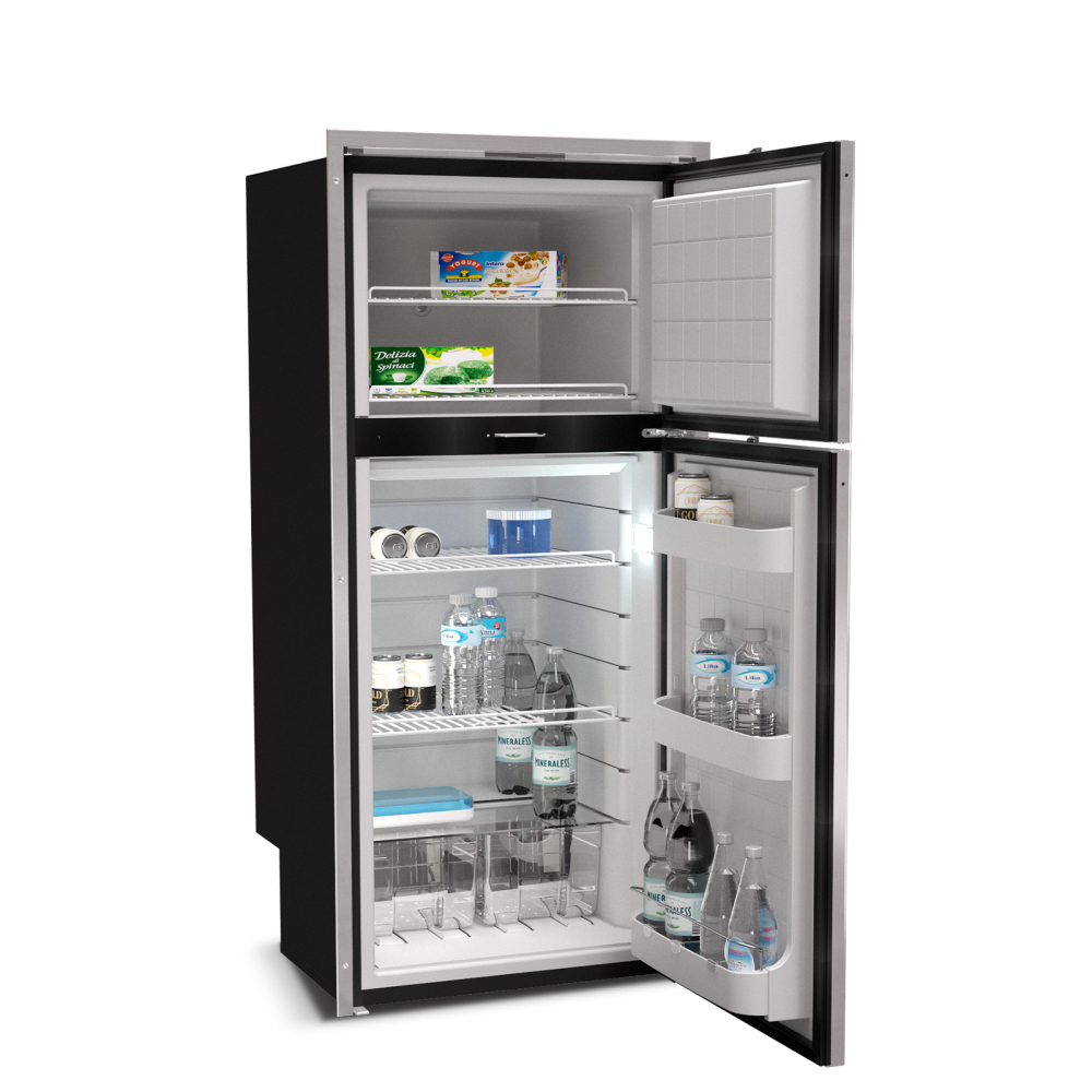 Stainless steel fridge and freezer, DP2600iX OCX2, Vitrifrigo