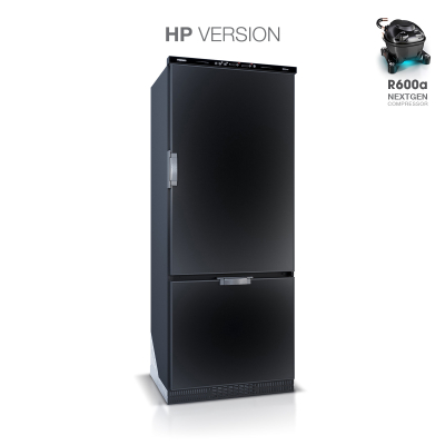Réfrigérateur-congélateur, SLIM250 CHR HP, Noir, Virifrigo