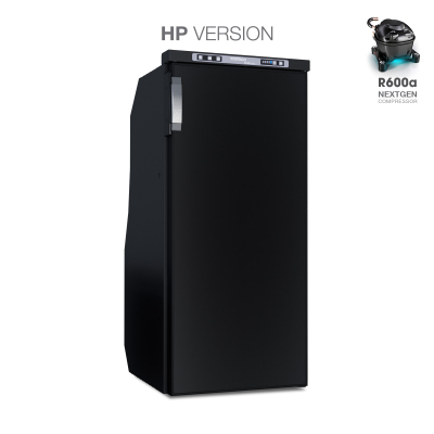 Frigo-freezer a porta singola, SLIM90 CHR HP, Nero
