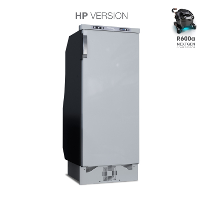 Frigo-freezer a porta singola, SLIM90i CHR HP, Grigio