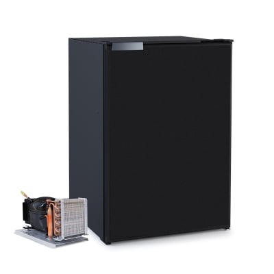 Fridge-freezer, C130L Airlock, Black, Vitrifrigo