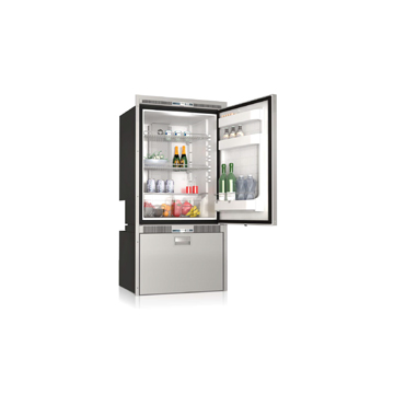 DW250IXN4-EFV compartimiento superior frigorífico y compartimiento inferior congelador
