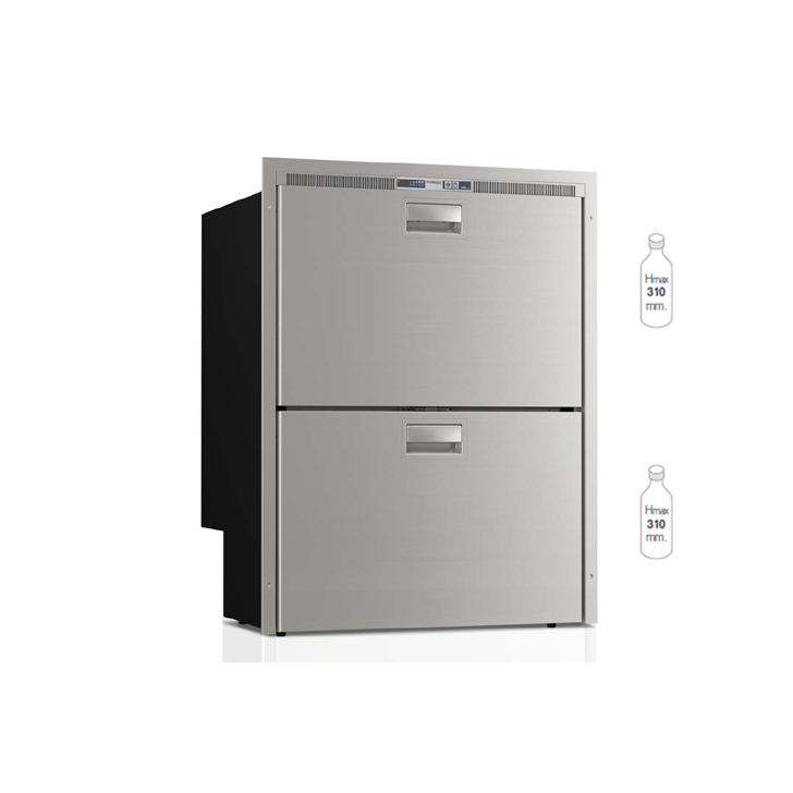 DW180 DTX IM double  freezer with icemaker/refrigerator compartment_1