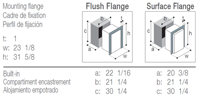 C110RBN4-F freezer (external cooling unit)