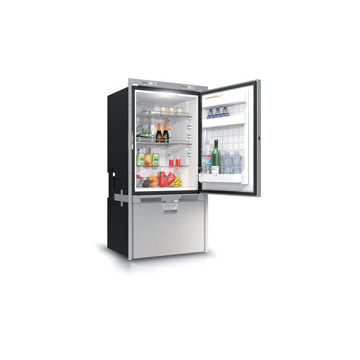 DW250 OCX2 BTX compartimiento superior frigorífico y compartimiento inferior congelador