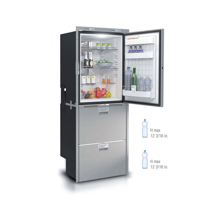 DW360 DTX compartimiento superior frigorífico y compartimiento inferior congelador / frigorífico_1